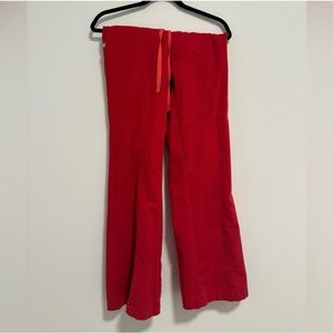 Red wide leg limited edition figs.